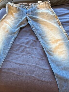Dolce & Gabbana Super Low Rise Y2K Bootcut Jeans with Embellished Side Trim